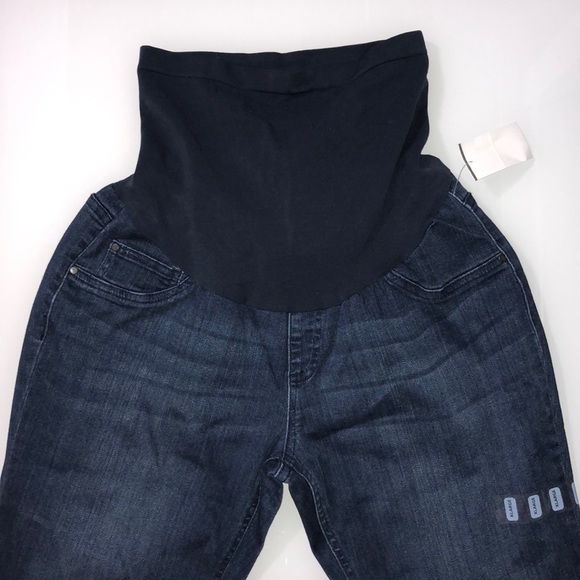 INDIGO BLUE Belly Stretch Ankle Maternity Jeggings - Picture 5 of 9